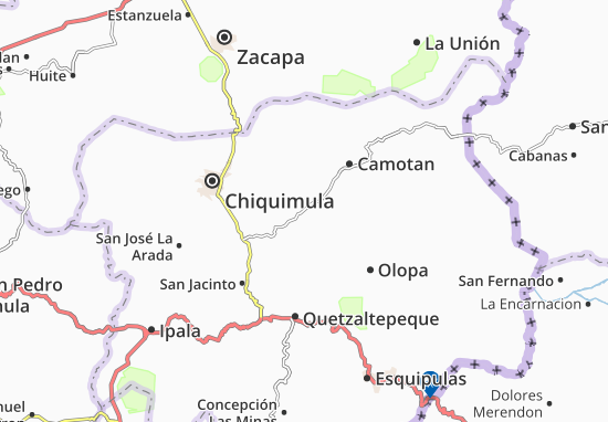 Karte Stadtplan San Juan Ermita