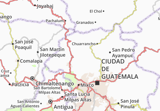 Kaart Plattegrond San Raymundo