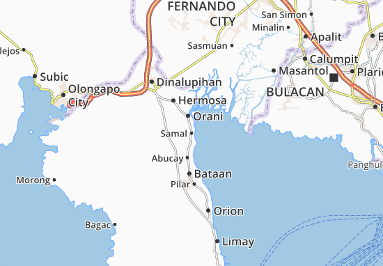 Karte Stadtplan Samal