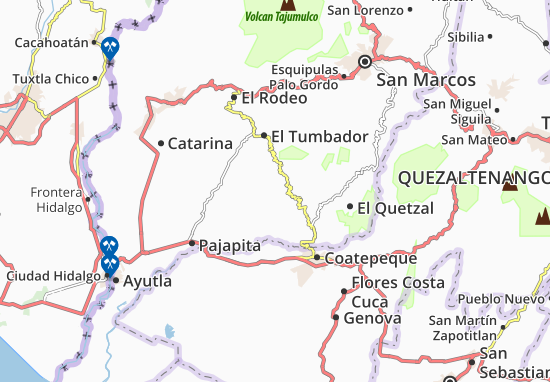 Kaart Plattegrond Nuevo Progreso