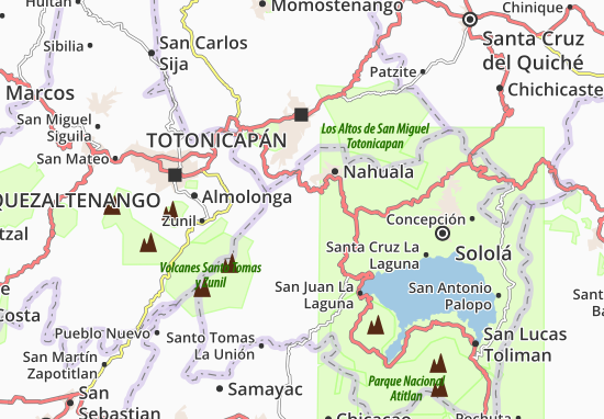 Mapa Santa Catarina Ixtahuacan