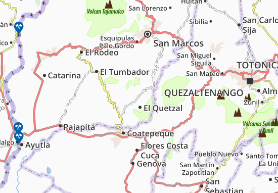 Kaart Plattegrond La Reforma