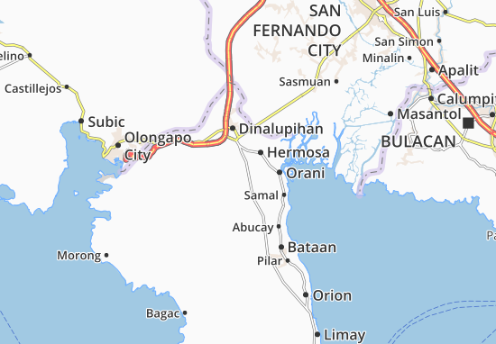 Mapa Tugatog
