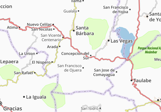 Karte Stadtplan Ceguaca