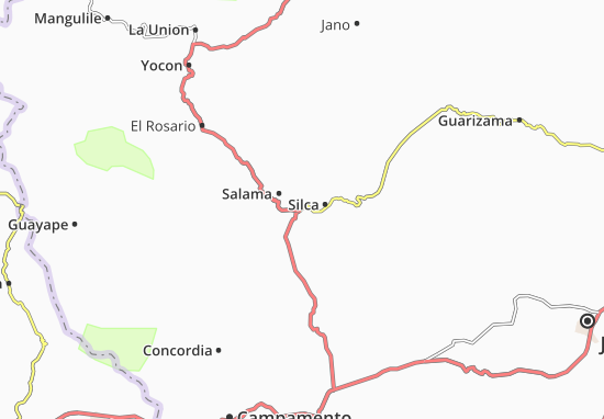 Kaart Plattegrond Silca