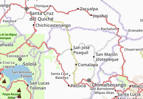 Mapa San José Poaquil
