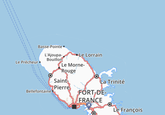Karte Stadtplan Le Marigot