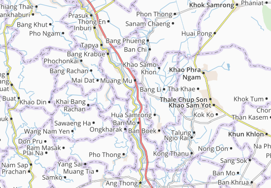 Karte Stadtplan Phromburi