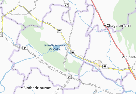 Karte Stadtplan Jammalamadugu
