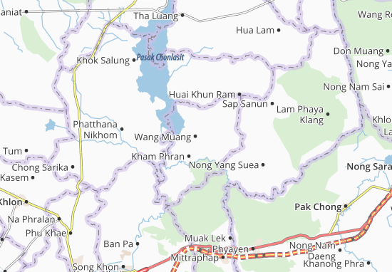 Kaart Plattegrond Wang Muang