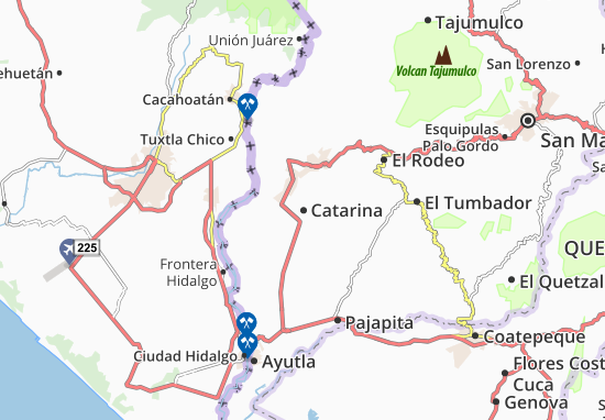 Karte Stadtplan Catarina