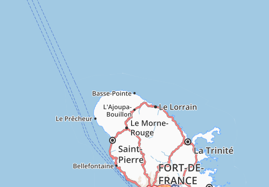 Kaart Plattegrond Basse-Pointe