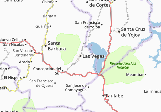 Kaart Plattegrond Las Vegas