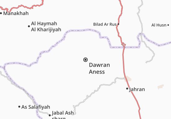 Karte Stadtplan Dawran Aness