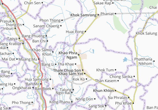 Carte-Plan Khao Phra Ngam
