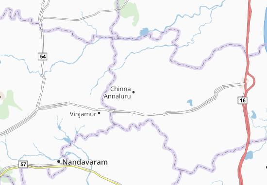Kaart Plattegrond Chinna Annaluru
