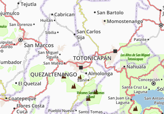 Mapa Olintepeque