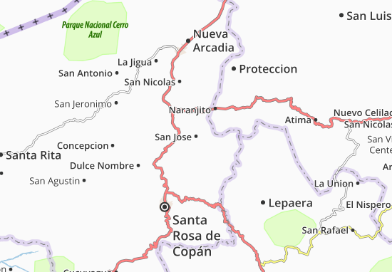 Karte Stadtplan San Jose