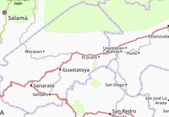 El Paso de Los Jalapas Map