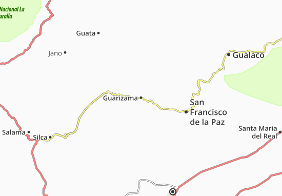 Karte Stadtplan Guarizama