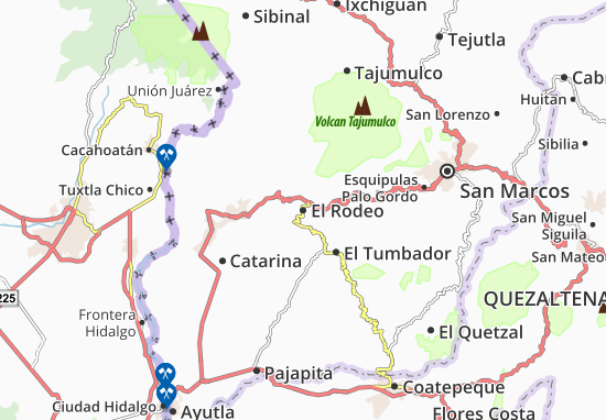 Karte Stadtplan El Rodeo