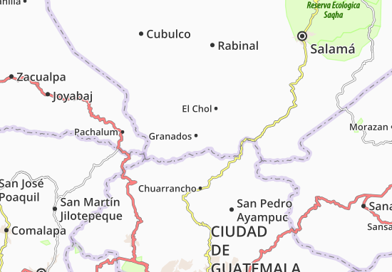 Karte Stadtplan Granados