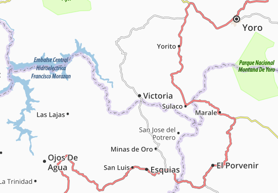 Kaart Plattegrond Victoria
