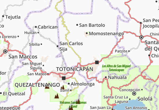Kaart Plattegrond San Francisco El Alto