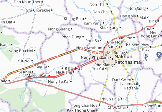 Karte Stadtplan Kham Thale So