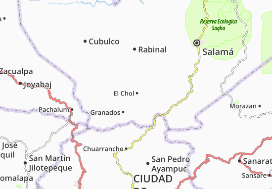 Kaart Plattegrond El Chol
