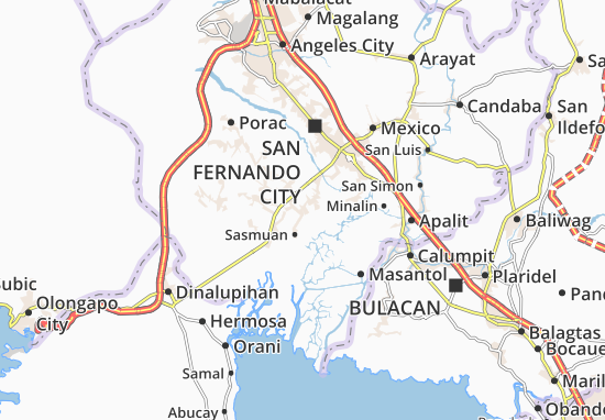 Karte Stadtplan Guagua
