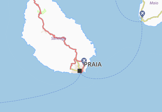 Kaart Plattegrond Portete de Cima