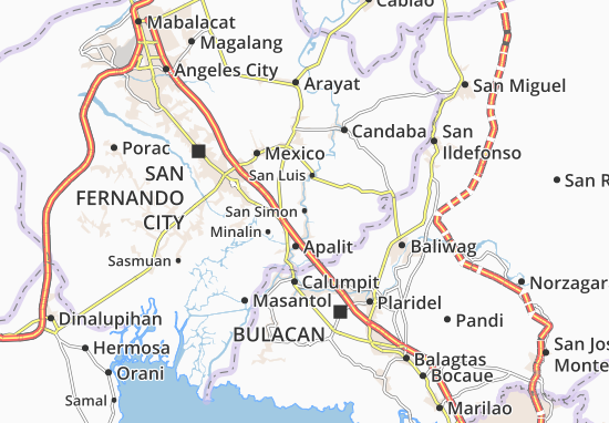 San Simon Map
