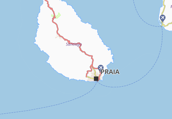 Kaart Plattegrond Achada Venteiro
