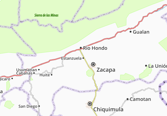 Mapa Estanzuela
