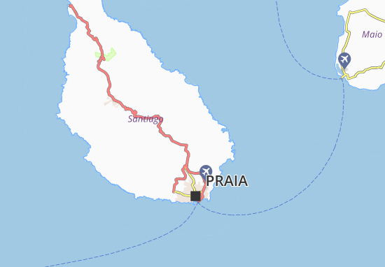 Karte Stadtplan Praia Formosa