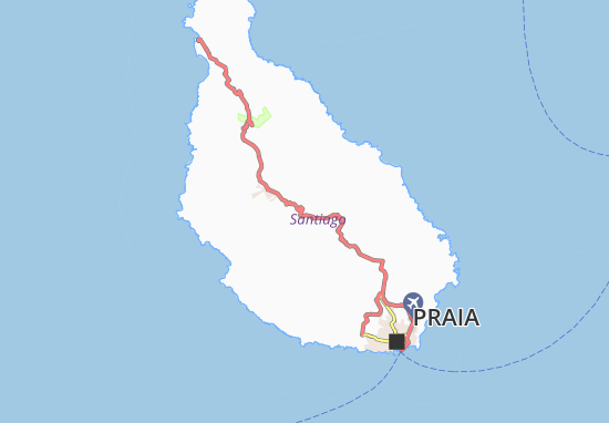 Karte Stadtplan Pa de Ribeira