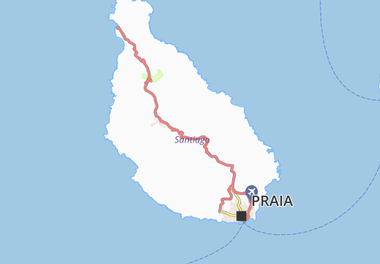 Karte Stadtplan Monte Caledeirao