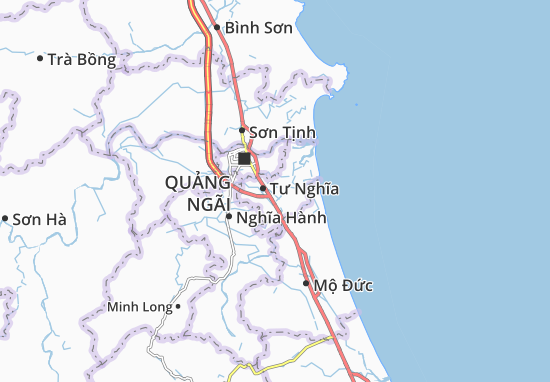 Kaart Plattegrond Nghĩa Thương