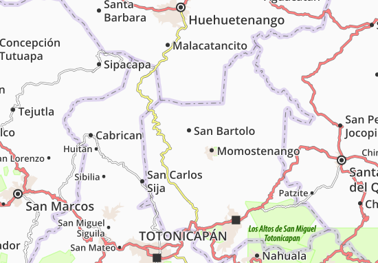 Karte Stadtplan San Bartolo