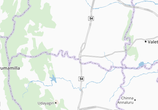 Karte Stadtplan Pamuru