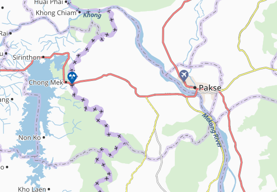 Karte Stadtplan Muang Phonthong