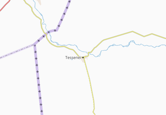 Tessenei Map
