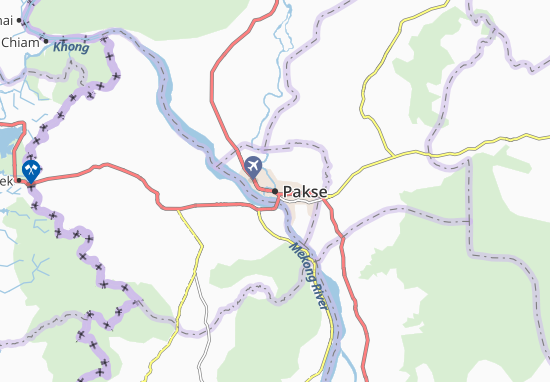 Pakse Map