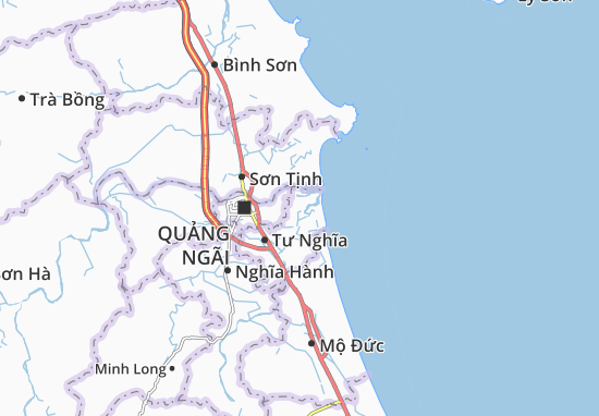 Kaart Plattegrond Nghĩa Hà
