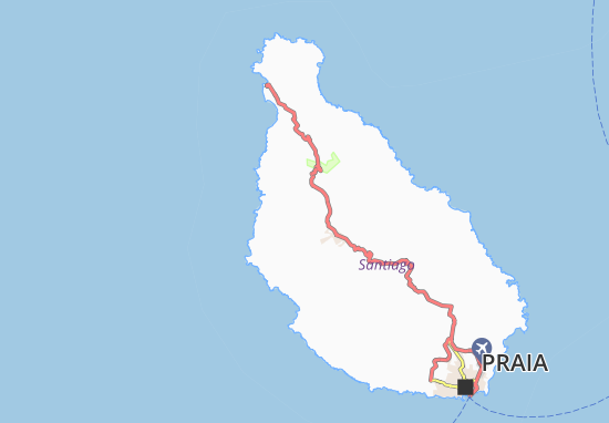 Mapa Costa de Achada