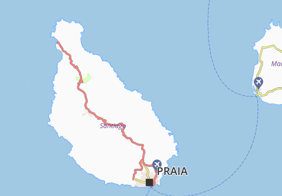 Karte Stadtplan Pedra Badejo