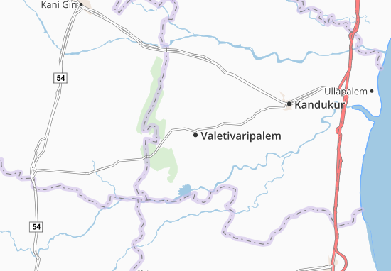 Karte Stadtplan Valetivaripalem