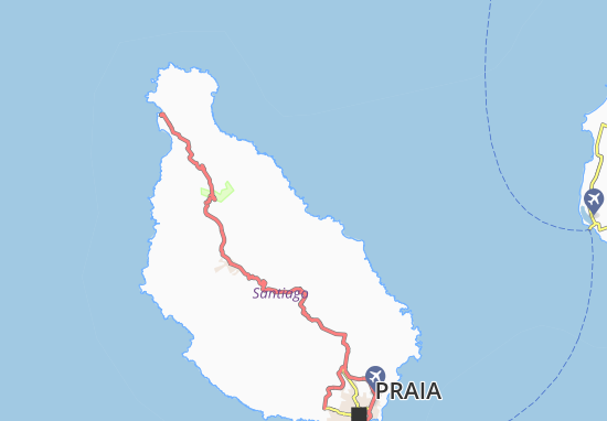 Achada Laje Map