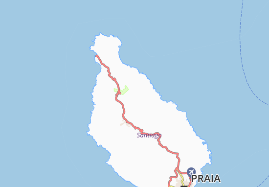 Pedra Larga Map